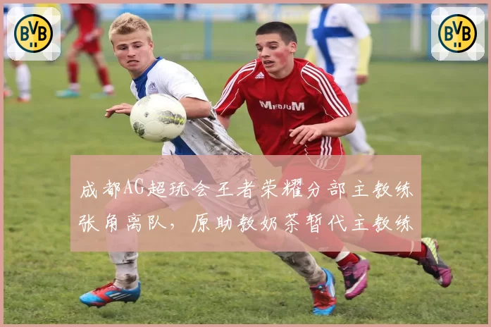 成都AG超玩会王者荣耀分部主教练张角离队，原助教奶茶暂代主教练职务
